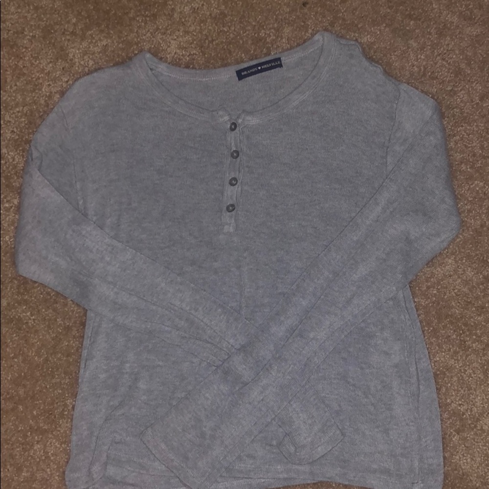 gray brandy long sleeve